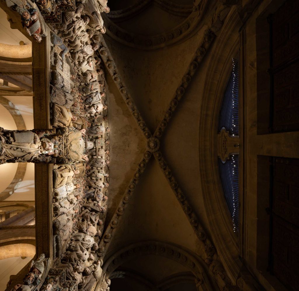 Catedral Santiago iluminacion arkilum Ignacio Valero